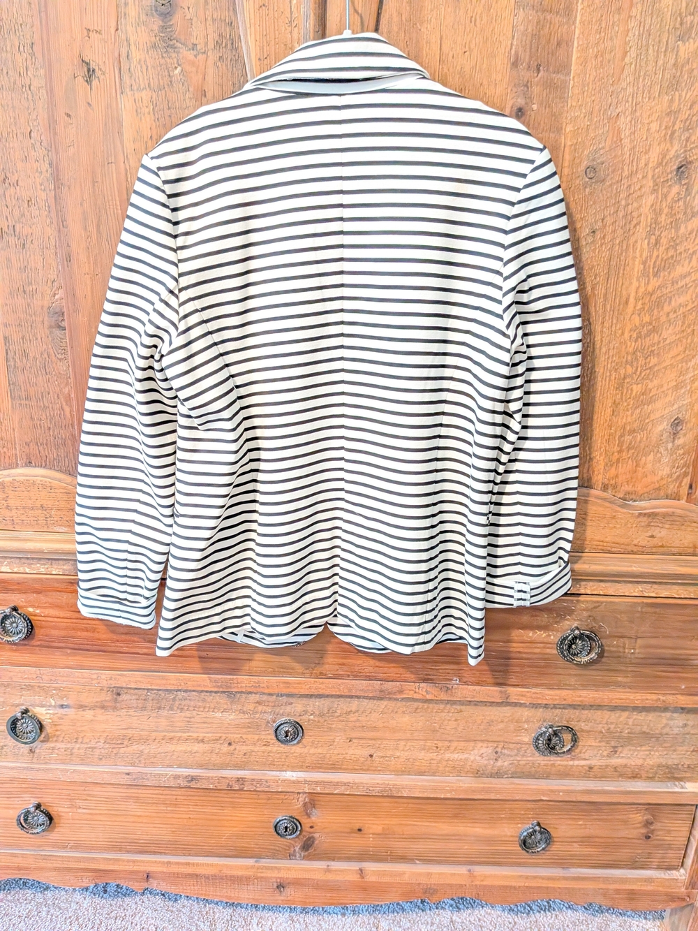 Philosophy Black & White Striped Blazer - Picture 2 of 3